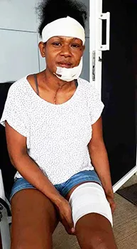  Debbie Kaore's injuries