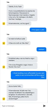 A Talamoa Project conversation 