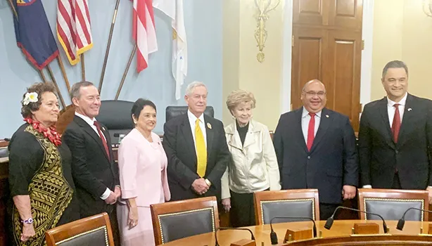 Congresswoman Amata and others