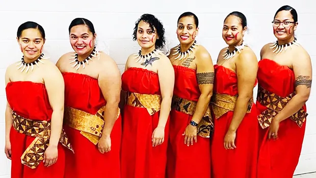  [l-r] SPC Faustina Fetalaiga, Latesha Carter, SGT Jackie Fruen, SFC Loloma Laban, Tupou Talaga and Lehualani Faaati Uluenga- Gillis. 
