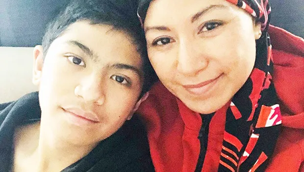 Miriam Fuimaono and her son