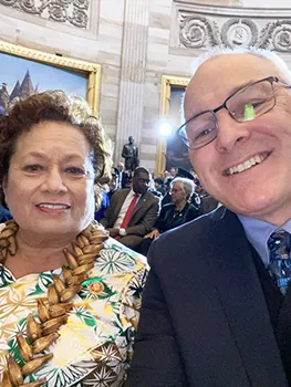Congresswoman Amata and Congressman Pete Stauber