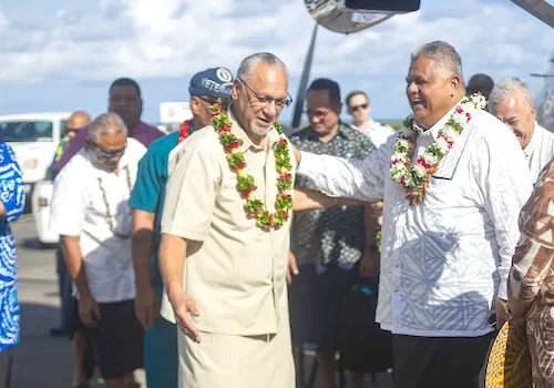 Governor and Samoa PM