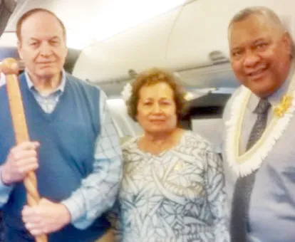 Governor Lemanu and Congresswoman Uifaatali with U.S. Senate Appropriations Committee Vice Chairman Richard Shelby