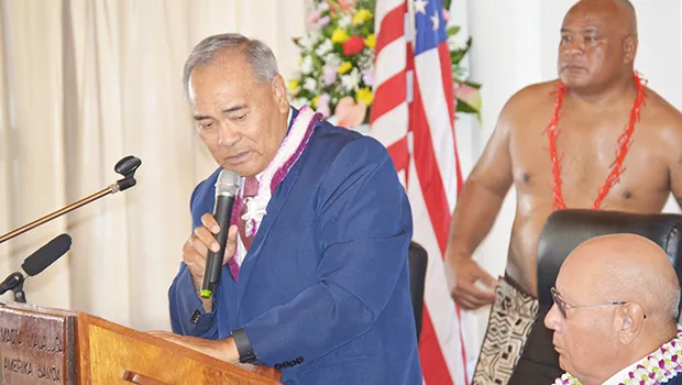 Gov. Lolo Matalasi Moliga