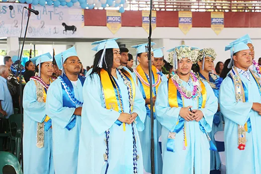 Kanana Fou 2021 graduats during ceremony