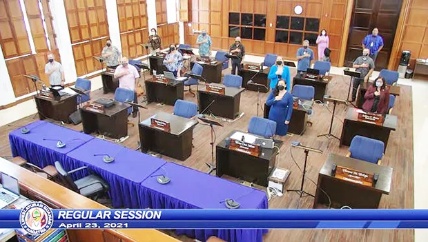 Guam Senate in session
