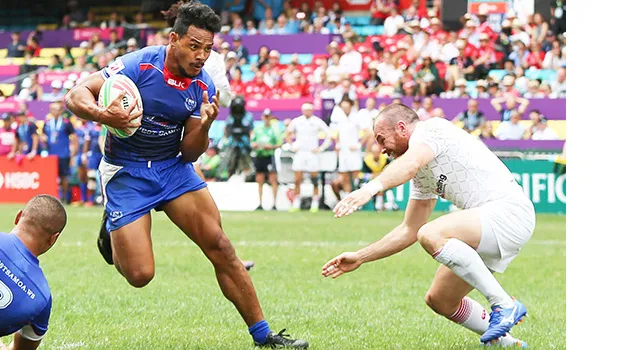Samoa’s Tila Mealoi eyes the try line