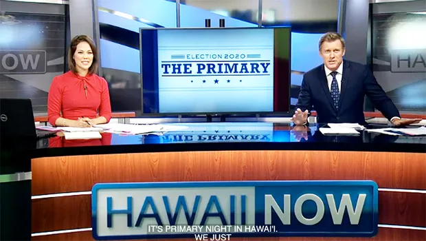 Screenshot from Hawaii News Now with two reporters on camera