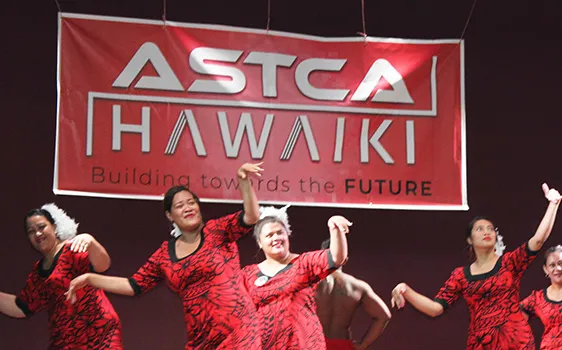ASTCA employees dancing