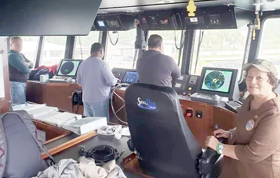 Amata in the wheel house