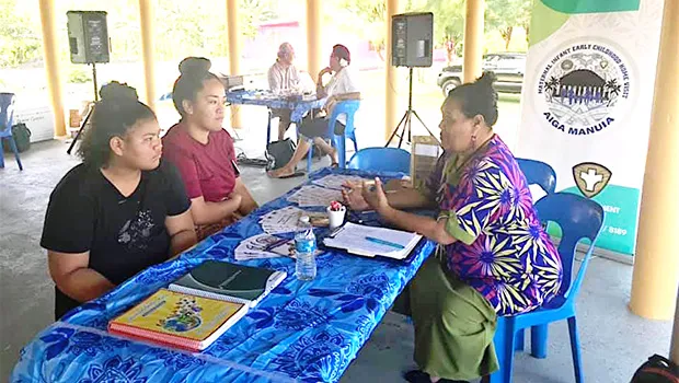 Residents of the far east side at the Utu guest house