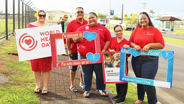 Dept. of Health staffers during heart wave