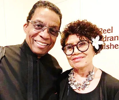 Peta Si’ulepa and Jazz Legend Herbie Hancock 