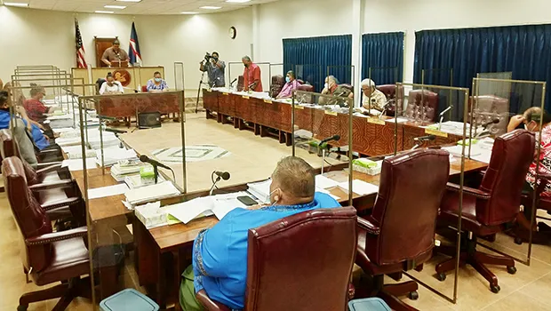 House of Representativs with only 10 faipule in session