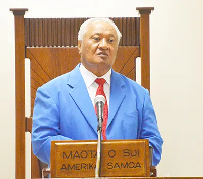 House Speaker Savali Talavou Ale 