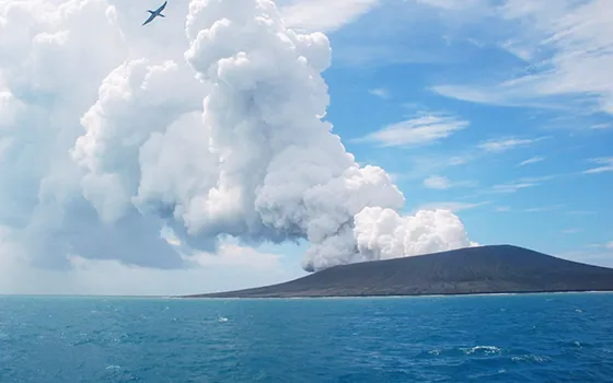 Hunga Ha'apai volcano 