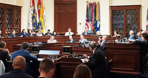 Congresswoman Uifa’atali Amata and other members of the House Veterans’ Affairs Committee