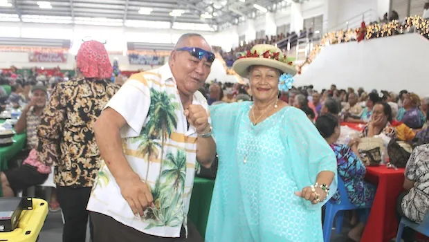 Couple dancing at TAOA Christmas program