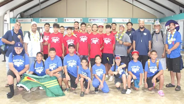 The two baseball teams from American Samoa that are proudly representing the Territory at the Break International Tournament in Auckland, New Zealand