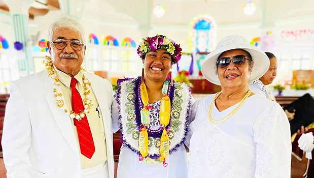 Toasamoa Tuialu’ulu’u with her spiritual parents