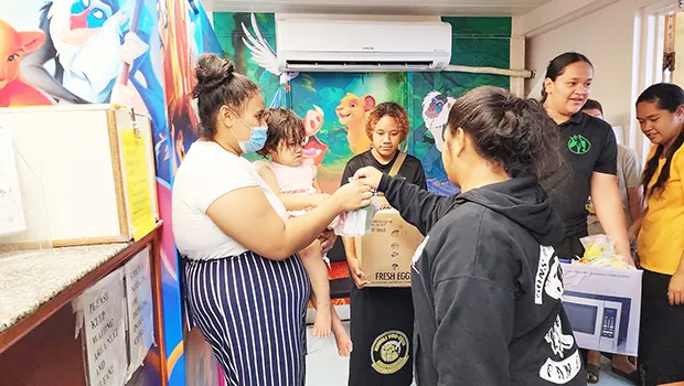 Nu’uuli Vocational Technical High School students at LBJ Hospital