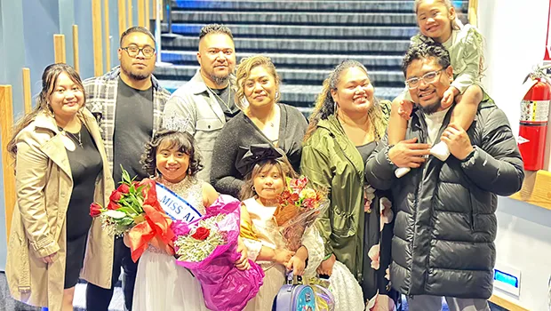 Miss Princess Alaska 2024 with family