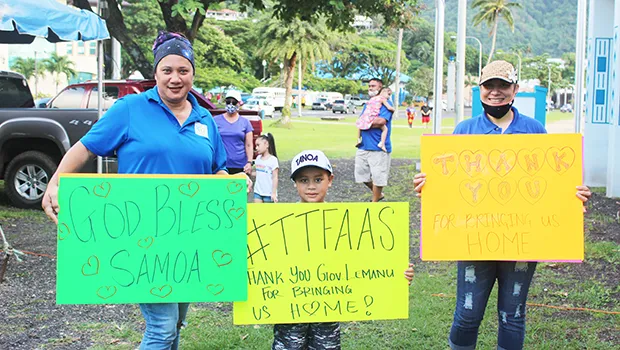 Feo Lagafuaina (left) and Veronica Vaouli-Gasio (right)