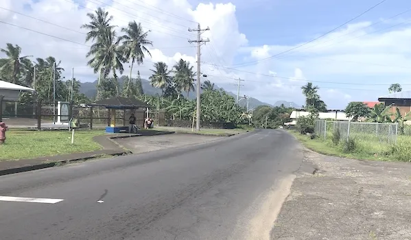 Site of commercial development across from Lupulele Elementary School