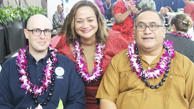 Robert Pesapane, Lisa Tuato’o, and Fainu’ulelei Falefatu Alailima-Utu,