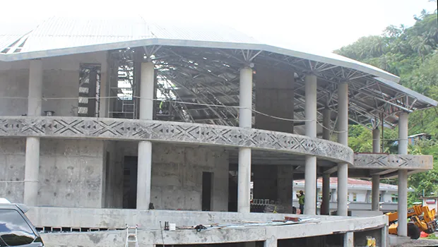 New fono building under construction in Jan. 2023