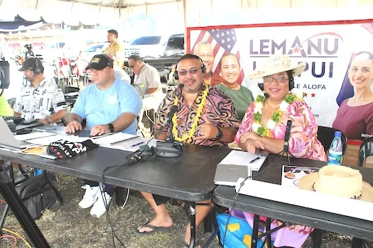 Media Team Taupa'u Tauileave and Jacqueline