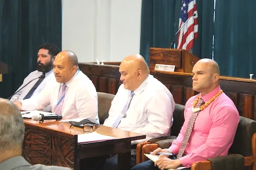 ) CFO Sefanaia Kaimautotoya, CEO Dr. Akapusi Ledua, CMO Dr. James Sunia, and HR Director Stanley Iakopo
