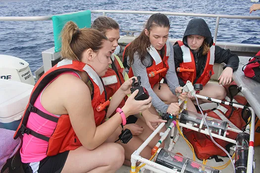 Four members of the InvenTeam crew