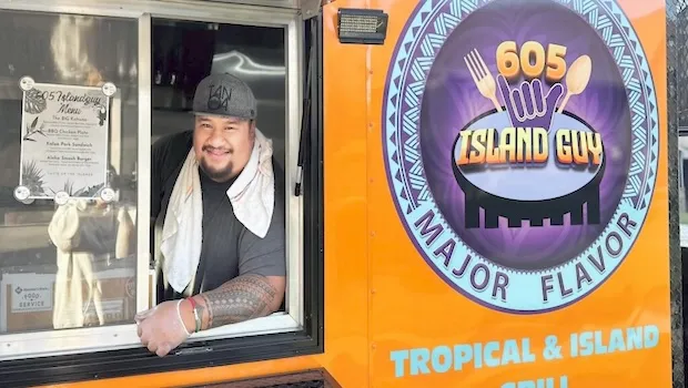 Nefu Mageo in his food truck