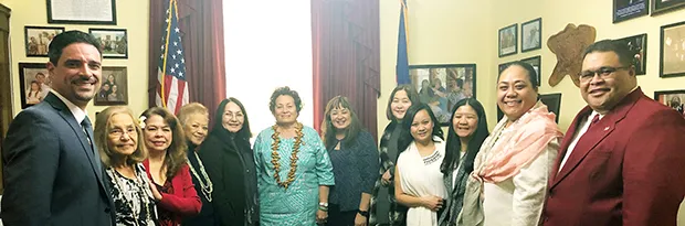 Amata and friends at opening of 116th Congress