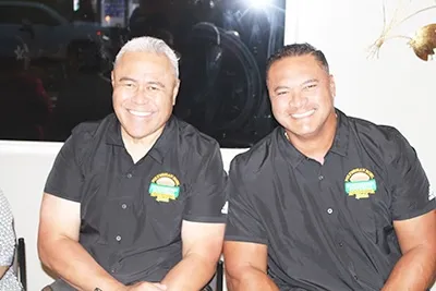 Seiuli Jesse Sapolu (left) and Ma’a Tanuvasa.