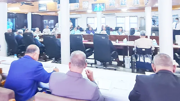 Scene from Joint Budget Hearings 2022
