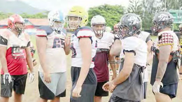 American Samoa All-Star Offensive squad