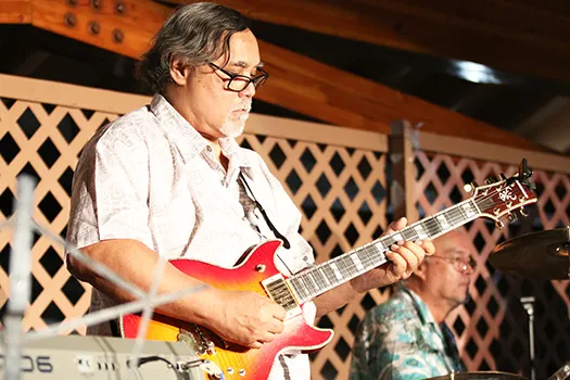 JR Hall during the 2015 Samoana Jazz & Arts Fest