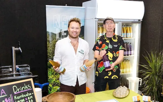 Vibes Kava founders, Charles (left) and Derek (right).