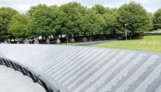 The newly dedicated Wall of Remembrance