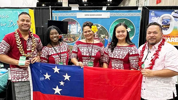 Poinsettia Taefu with Samoan reality TV star Asuelu Pula'a, and band members Nanai Viellani and Melody Peteru