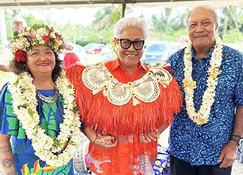 Prime Minister of Samoa Fiame Naomi Mata’afa and others