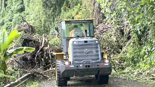 landslide in Fitiuta