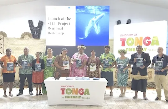 representatives from the demonstration countries — Fiji, Kiribati, Samoa, and Vanuatu