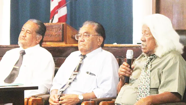 Dr. Malouamaua Tuiolosega, Faumuina John Faumuina, Dr. Iotamo Saleapaga