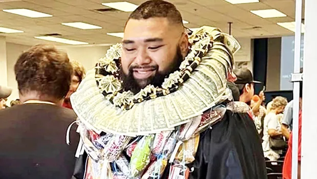Jamal Leatiota at his graduation