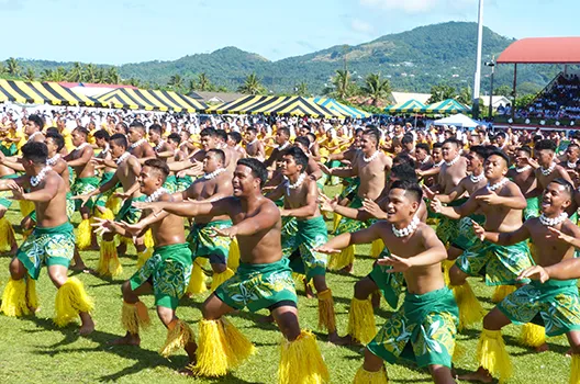 Leone Boys entertain at Flag Day