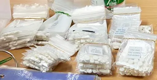 Baggies of Lymphatic Filariasis pills